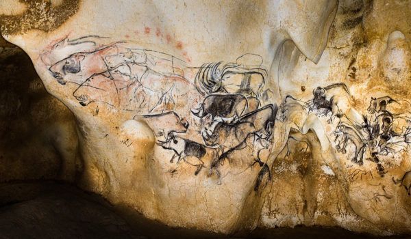 La grande fresque de La Grotte Chauvet Pont d'Arc ©Lionel GUICHARD PERAZIO