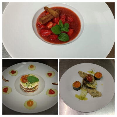 Menu complet resto semi-gastronomique Menu complet resto semi-gastronomique